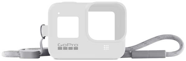 Силиконовый чехол с ремешком GoPro Sleeve + Lanyard HERO8 White (AJSST-002) 3784466282