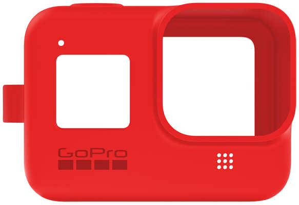 Силиконовый чехол с ремешком GoPro Sleeve + Lanyard Red (ACSST-012) 3784466736