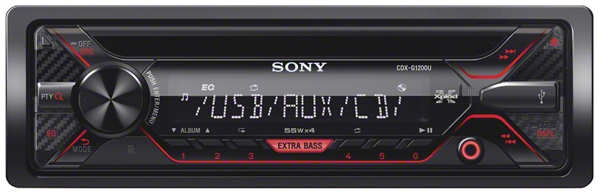 USB-Автомагнитола Sony CDX-G1200U