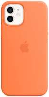 Чехол Apple iPhone 12  /  12 Pro Silicone MagSafe Kumquat