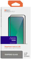 Защитное стекло InterStep для Samsung Galaxy A30s Full Screen черная рамка