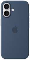 Чехол Apple iPhone 16 Silicone Case with MagSafe Denim