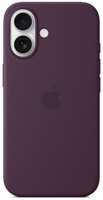Чехол Apple iPhone 16 Silicone Case with MagSafe Plum