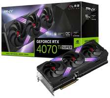 Видеокарта PNY RTX 4070Ti SUPER 16GB XLR8 Gaming VERTO Tr Fan OC (VCG4070TS16TFXXPB1-O)