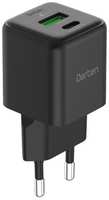 Сетевое зарядное устройство Dorten 2USB 25W GaN PD3.0+QC3.0 DN206605