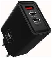 Сетевое зарядное устройство More Choice 1USB+2Type-C 3.0A PD 45W NC90