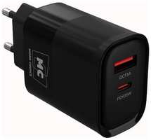 Сетевое зарядное устройство More Choice 1USB+1Type-C 3.0A PD 35W+QC3.0 NC82a