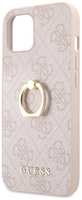 Чехол Guess на iPhone 14 Plus PU leather 4G + Ring