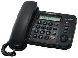 Телефон проводной Panasonic KX-TS2358RUB Black