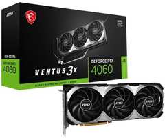 Видеокарта MSI NVIDIA GeForce RTX 4060 VENTUS 3X 8G OC