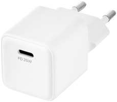 Сетевое зарядное устройство uBear Bridge USB-C, 25 Вт, GaN + Super Fast Charging