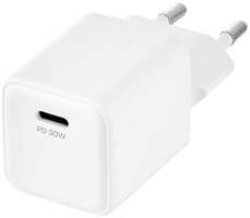 Сетевое зарядное устройство uBear Bridge USB-C, 30 Вт, GaN + Super Fast Charging