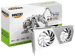 Видеокарта inno3D RTX4060Ti 16GB TWIN X2 OC WHITE GDDR6 128-bit DPx