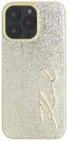 Чехол Karl Lagerfeld на iPhone 16 Pro PU Wrinkled Signature
