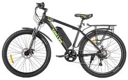 Электрический велосипед Intro Sport XT черно-зеленый