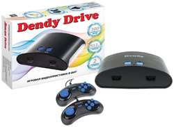 Игровая консоль Dendy Drive 8Bit (300 игр, проводные геймпады, RCA)