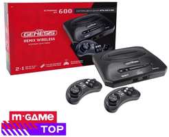 Игровая консоль Retro Genesis Remix Wireless 8+16Bit (600 игр, беспроводные геймпады, RCA)