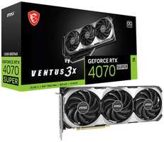 Видеокарта MSI NVIDIA GeForce RTX 4070 SUPER VENTUS 3X OC 12GB