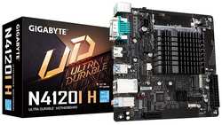 Материнская плата GIGABYTE с ЦПУ N4120I H, Intel Quad-Core CeleronN4120 (2.6 GHz), 2xDDR4-2400 SO