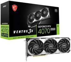 Видеокарта MSI GeForce RTX 4070 Super 12G Ventus 3X OC