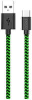 Кабель USB Type-C Pero DC-04 Type-C,3А,2м,Green-black (PRDC-04TC2MGB)