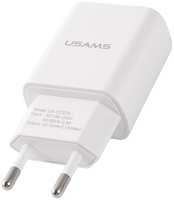 Сетевое зарядное устройство USB Usams T21 Charger kit Lightning 1m (T21OCLN01)