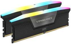 Оперативная память Corsair Vengeance RGB DDR5 32 ГБ 5200МГц DIMM (CMH32GX5M2B5200C40) (2x16Gb Kit)