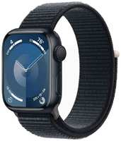 Смарт-часы Apple Series 9 41mm Midnight Aluminum Case with Midnight Sport Loop (MR8Y3)