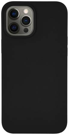 Чехол VLP Silicone Сase для iPhone 12 Pro Max, чёрный 39881462