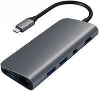 USB разветвитель Satechi Aluminum Type-C Multimedia Adapter Space