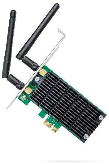 Сетевой адаптер WiFi TP-Link Archer T4E AC1200 PCI Express (ант.внеш.съем) 2ант