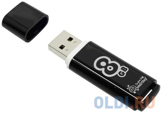 Smart Buy Внешний накопитель 8Gb USB Drive <USB2.0 Smartbuy Glossy series (SB8GBGS-K)