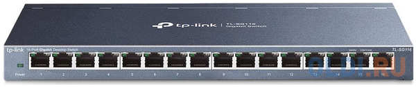 Коммутатор TP-LINK TL-SG116 16-портовый гигабитный настольный коммутатор 434054420