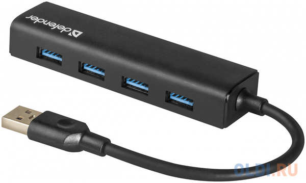 Концентратор USB 3.0 Defender Quadro Express, 4 порта 434060258