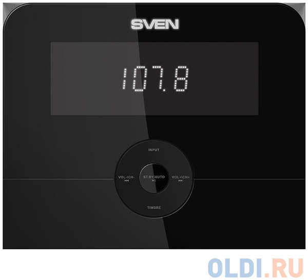 Колонки Sven MS-2250,2.1 чёрный (RMS): 50Вт + 2х15Вт, SD/USB, FM-радио, LED-дисплей, пульт ДУ, Bluetooth) 434067706
