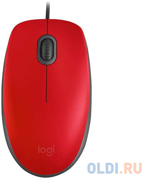 Мышь (910-005489) Logitech Mouse M110 SILENT Red USB 434069253