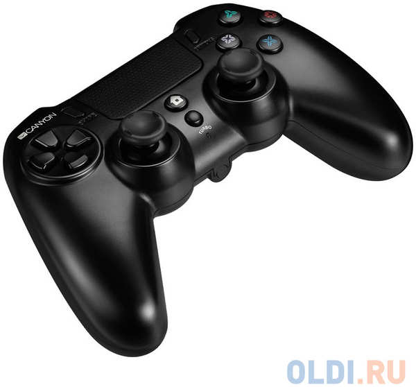 Геймпад беспрвоодной CANYON CND-GPW5 With Touchpad для: PlayStation 4 PS4, черный 434072100