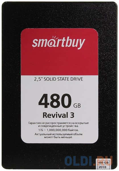 SSD накопитель Smart Buy SB480GB-RVVL3-25SAT3 480 Gb SATA-III 434078128