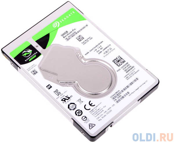 Жесткий диск 2.5″ 500.0 Gb Seagate ST500LM034 Barraсuda SATA III (128Mb, 7200rpm)