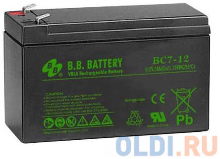 Батарея B.B. Battery BC 7-12 7Ач 12B 434140463