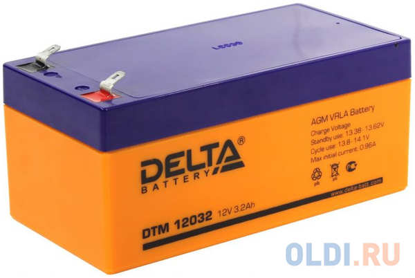 Аккумулятор Delta DTM 12032 12V3.2Ah 434161473
