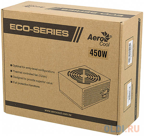 Блок питания Aerocool ECO-450W 450 Вт