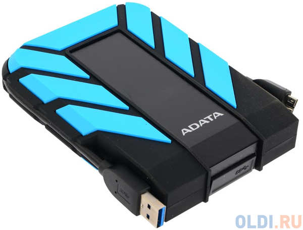 Внешний жесткий диск 2.5″ 2 Tb USB 3.0 A-Data HD710 AHD710P-2TU31-CBL голубой черный 434164866