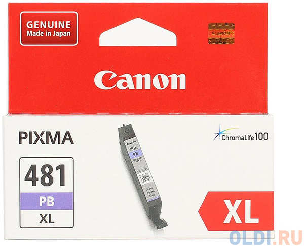 Картридж Canon CLI-481XL PB для Canon PixmaTS8140TS/TS9140 фото синий 2048C001 434183591