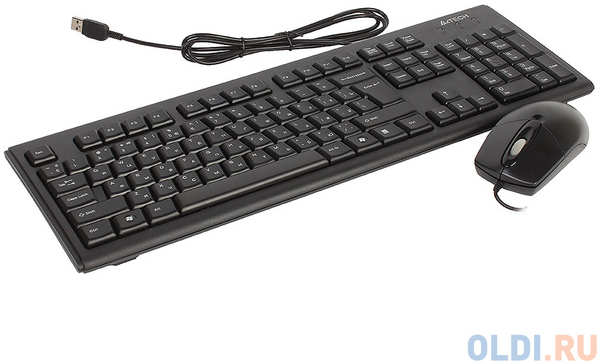 Клавиатура + мышь A4Tech KRS-8372 клав:черный мышь:черный USB 434184311