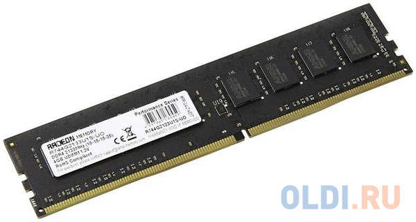 Оперативная память для компьютера AMD Radeon R7 Performance Series DIMM 4Gb DDR4 2133 MHz R744G2133U1S-U