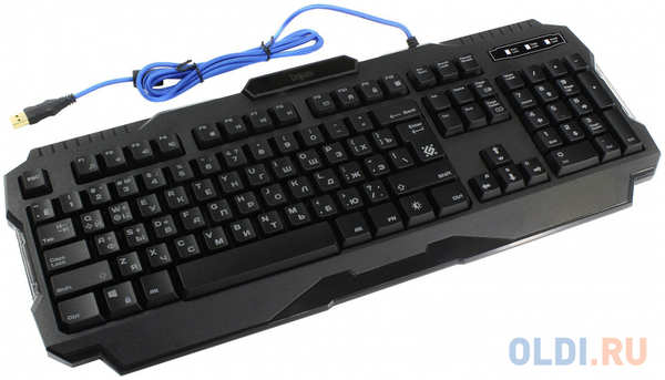 Клавиатура игровая DEFENDER Legion GK-010DL RU,RGB подсветка,19 Anti-Ghost,USB
