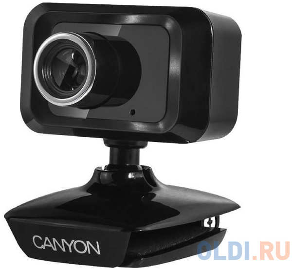 Веб-камера CANYON CNE-CWC1 Enhanced 1.3 Megapixels resolution webcam with USB2.0 connector черный 434203510
