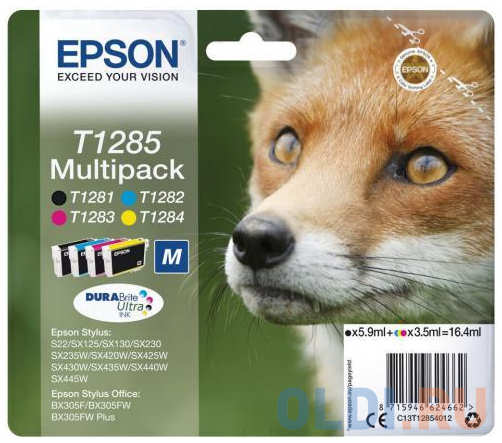 Картридж Epson C13T12854012 для Epson St S22/SX125/SX420W/Of BX305F цветной 434231446