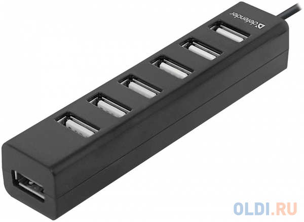 Универсальный USB разветвитель Quadro Swift USB2.0, 7 портов Defender 434250207